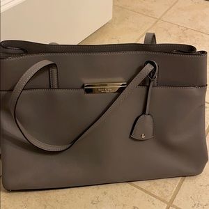 Gray Kate Spade Purse
